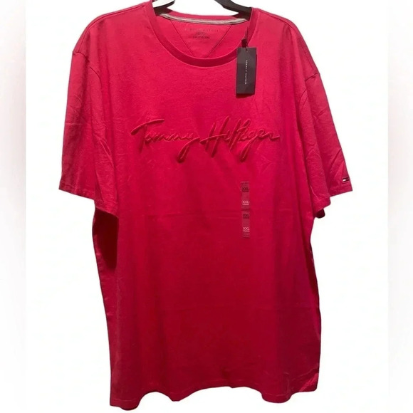 Tommy Hilfiger Men’s Tonol Embroidered Logo Tee - Picture 1 of 5